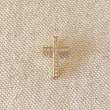 Cross Pendant With Micro Cubic Zircon Stones