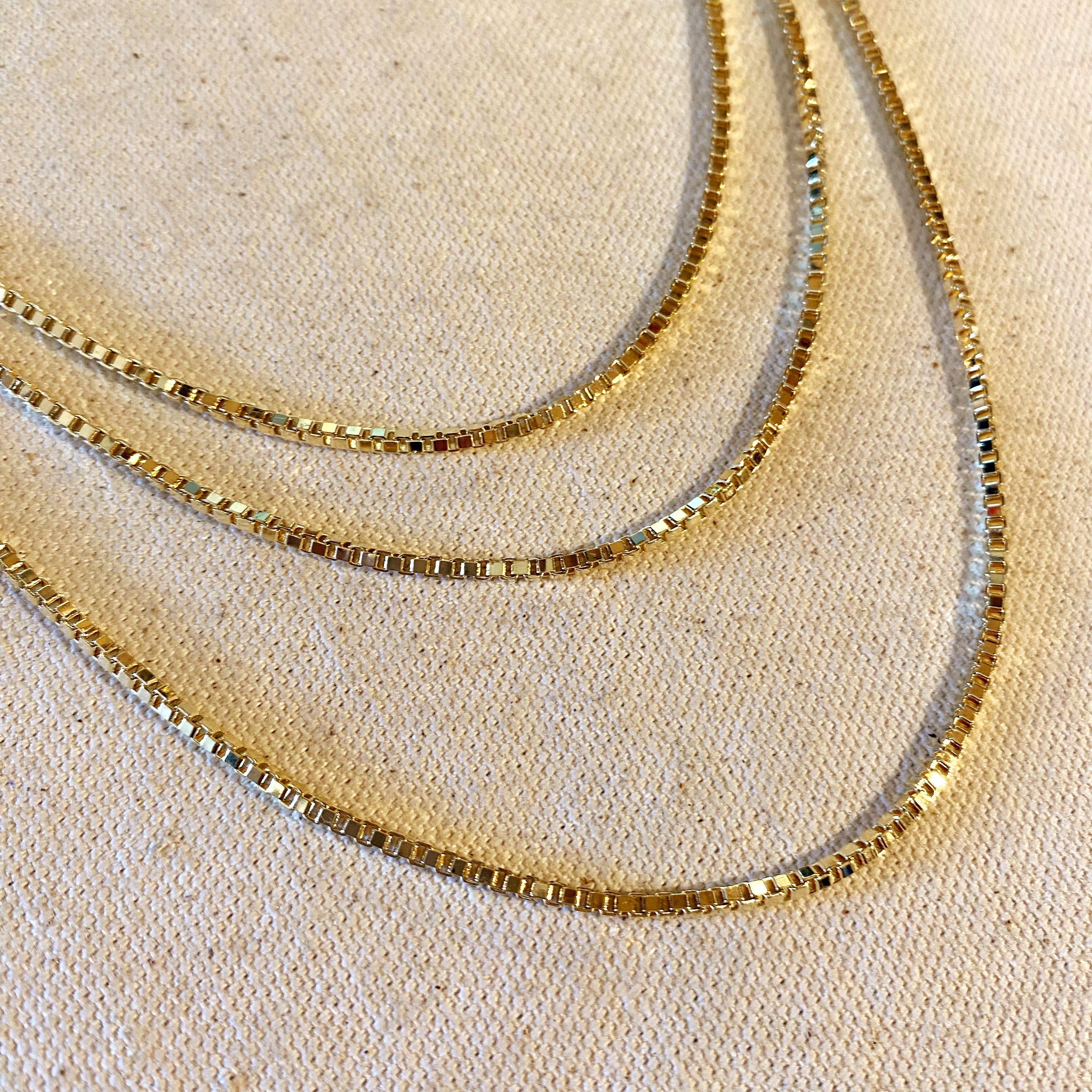 2.0 mm Box Chain Necklace