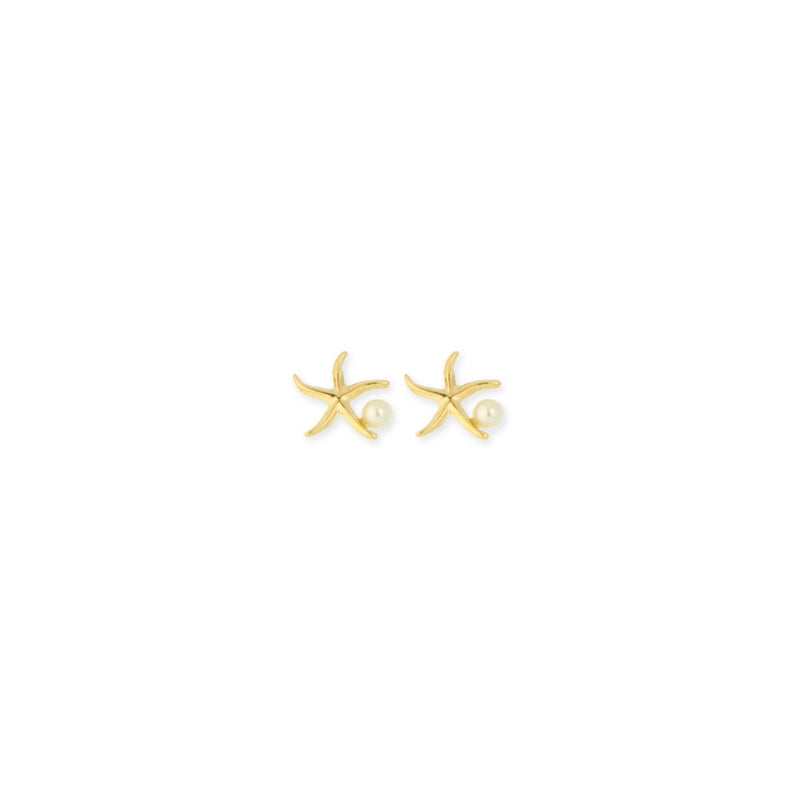 Star Fish Pearl Earring