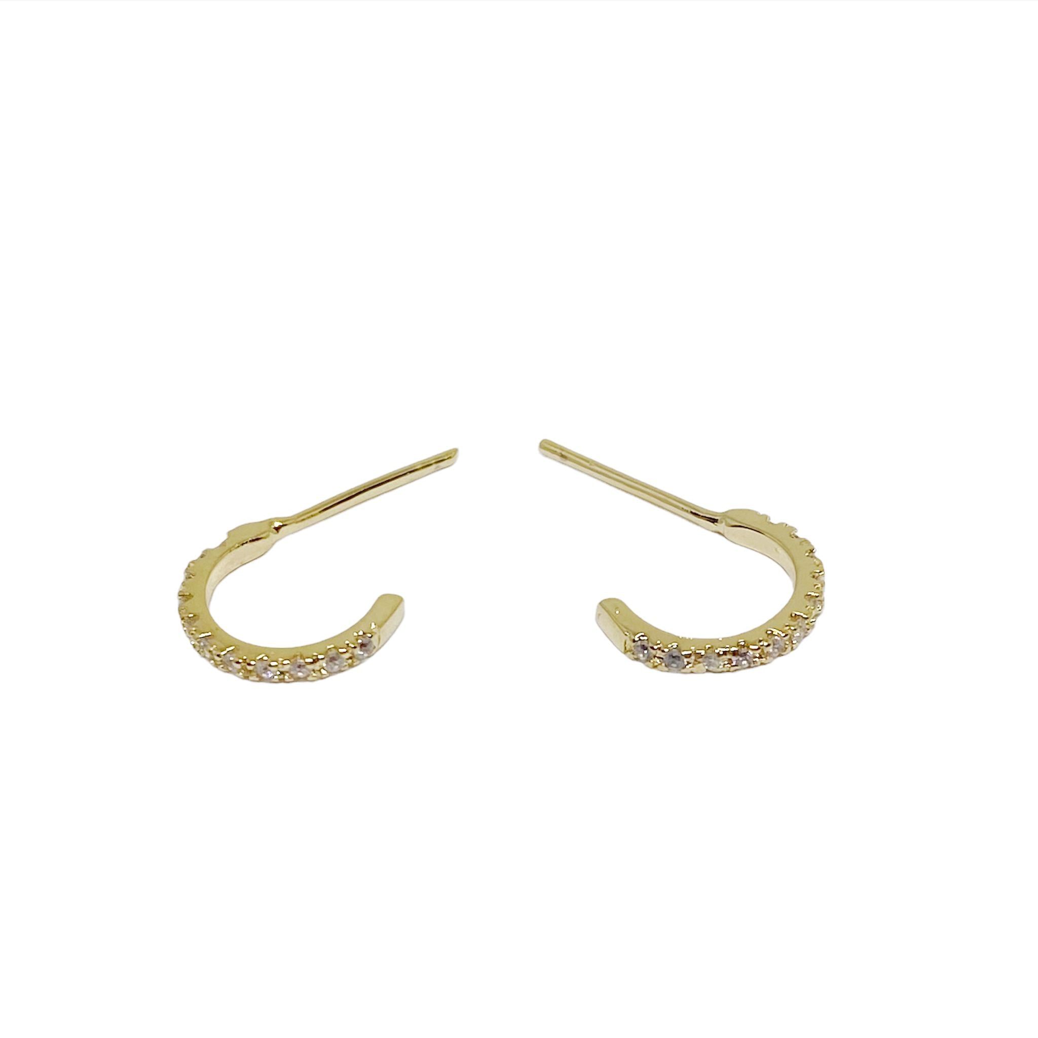 Dazzle and Delight: Sprinkles C-Hoops Earrings for the Ultimate Glam Statement!