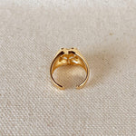GoldFi 18k Gold Filled Pillow Heart Ring