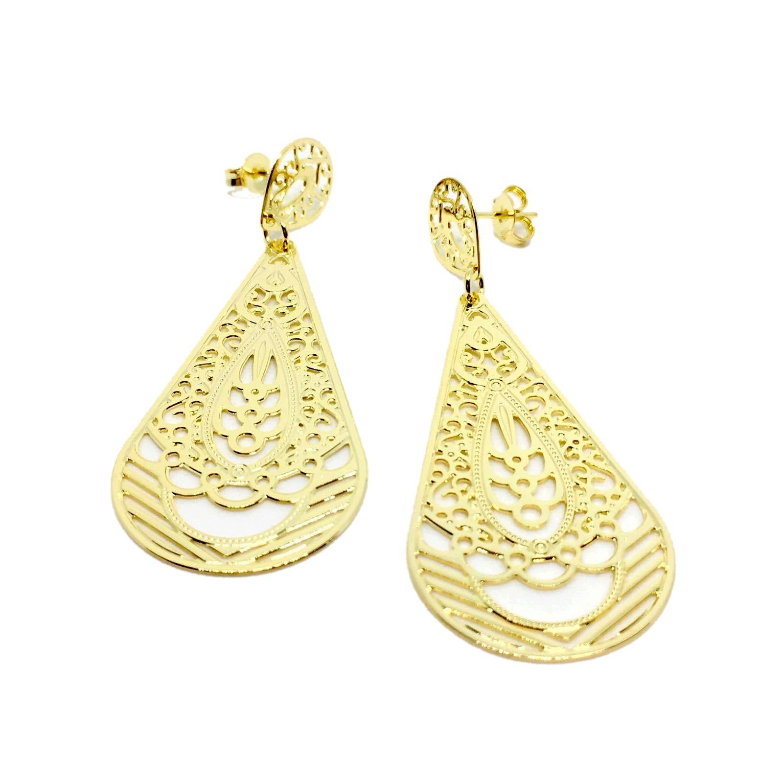 18k AMSTERDAM DROP EARRING - Donna Italiana ®