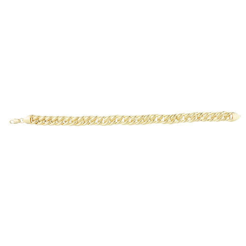 18k GL Bracelet Light Cuban - Donna Italiana ®