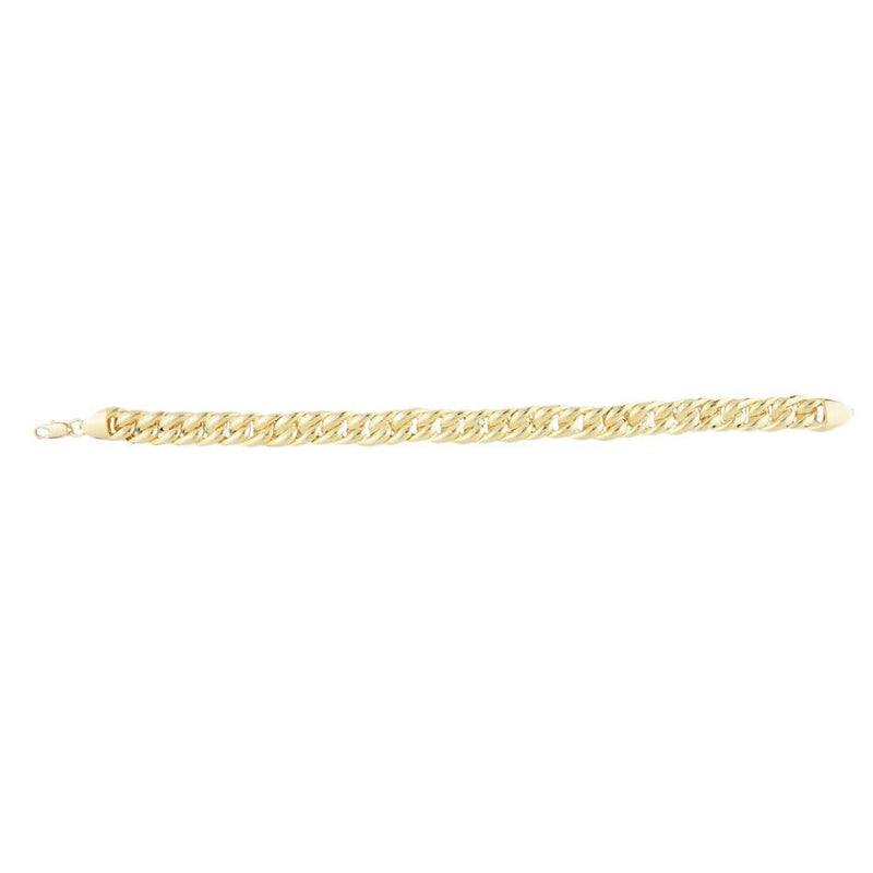 18k GL Bracelet Light Cuban - Donna Italiana ®