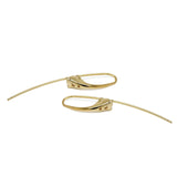 18K GL CZ Loop Dangling Earring - Donna Italiana ®