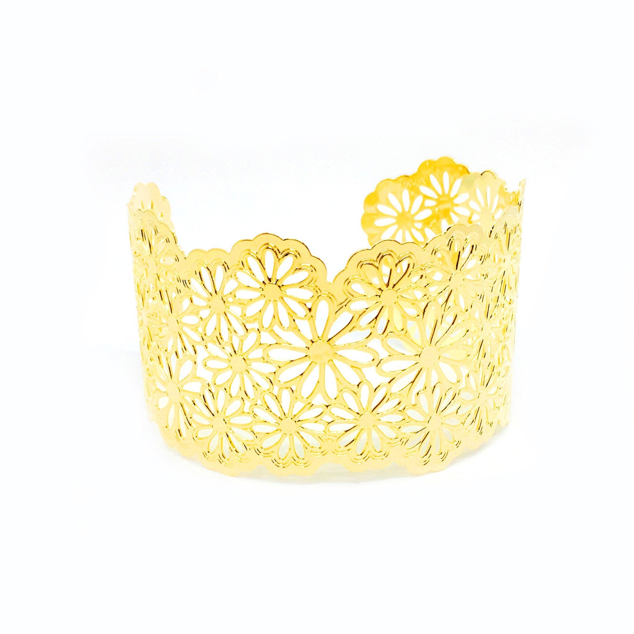 18k GL Daisy Cuff - Donna Italiana ®