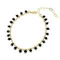 18k GL Dangling Beads Bracelet - Donna Italiana ®