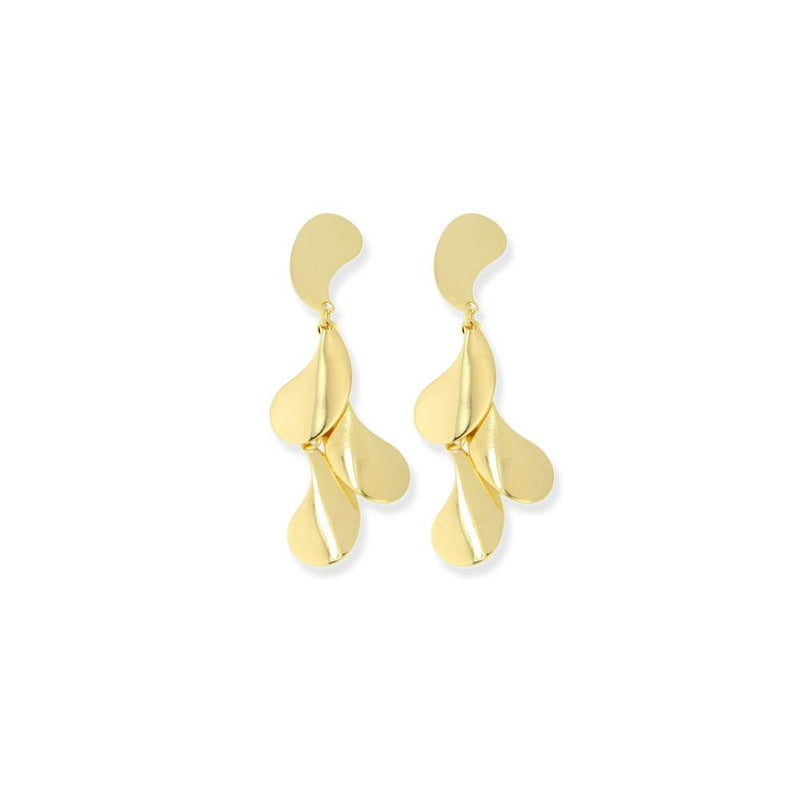18k GL Dangling Drops Earrings - Donna Italiana ®