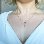 18k GL Delicate Rosary Necklace - Donna Italiana ®