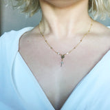 18k GL Delicate Rosary Necklace - Donna Italiana ®