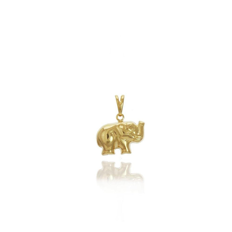 18k GL Elephant Pendant - Donna Italiana ®