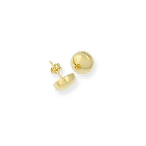 18k GL Flat Dot Earring - Donna Italiana ®