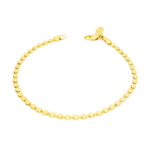 18K GL Flat Dots Bracelet - Donna Italiana ®