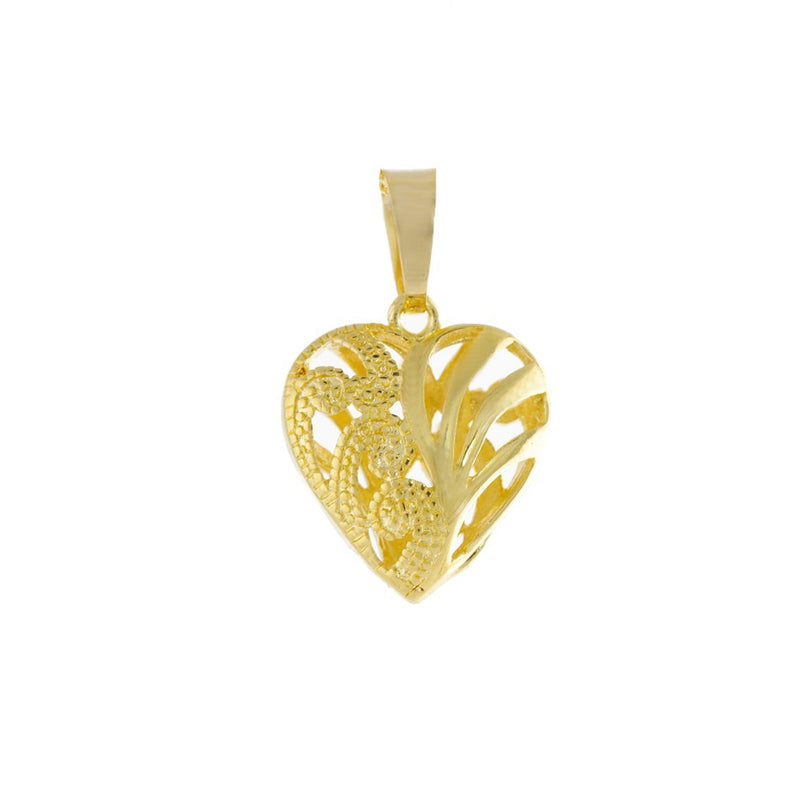 18k GL Heart Designed Pendant - Donna Italiana ®