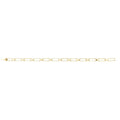 18k GL Hollowed Links Bracelet - Donna Italiana ®