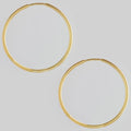 18k GL Infinity Hoop 50mm - Donna Italiana ®
