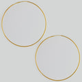 18k GL Infinity Hoop 70mm - Donna Italiana ®
