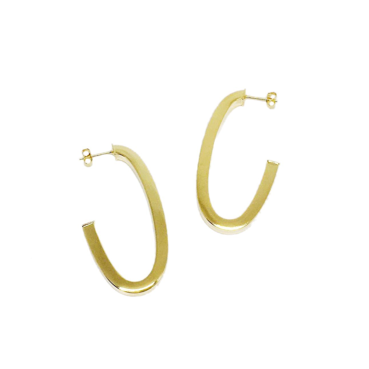 18K GL Jenna Hoops - Donna Italiana ®