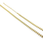 18K GL Leaf Chain Choker - Donna Italiana ®