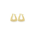 18k GL Mesh Handbag Hoop Earrings - Donna Italiana ®