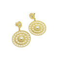 18k GL Pearl Dream Catcher Earrings - Donna Italiana ®