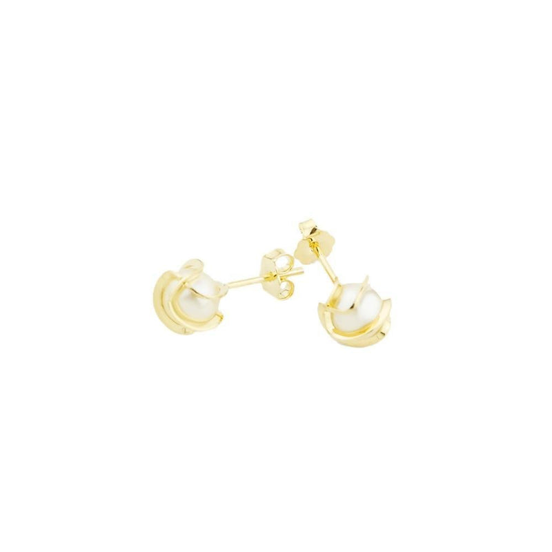 18K GL PEARL EARRINGS - Donna Italiana ®