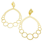 18K GL Round and around Earrings - Donna Italiana ®