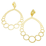 18K GL Round and around Earrings - Donna Italiana ®