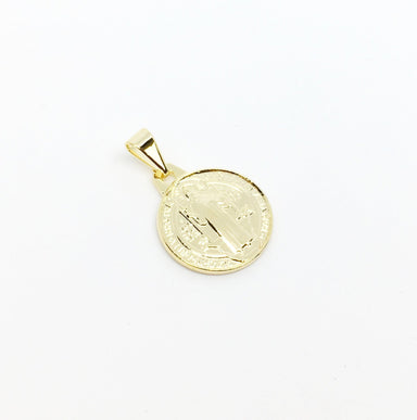 18K GL S. Benedict Medal 15MM - Donna Italiana ®