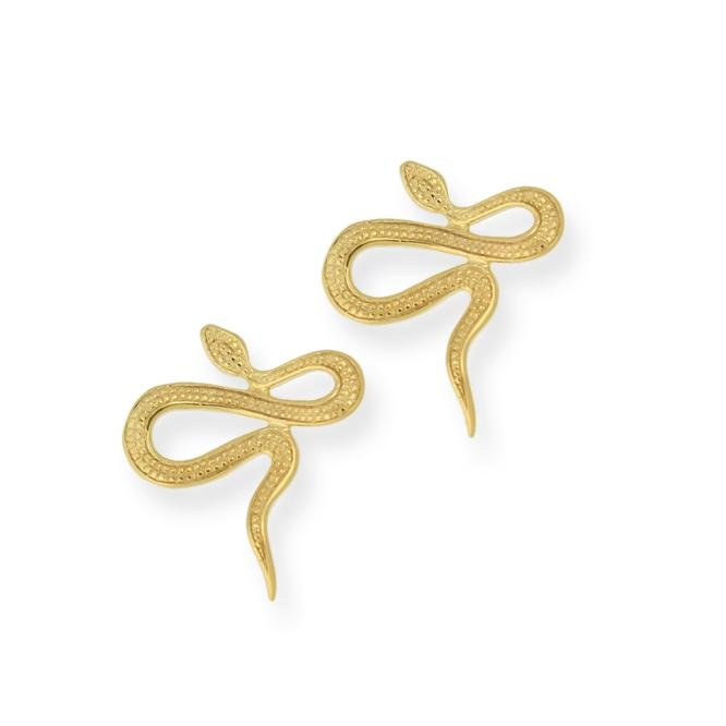 18k GL Snake Earring - Donna Italiana ®
