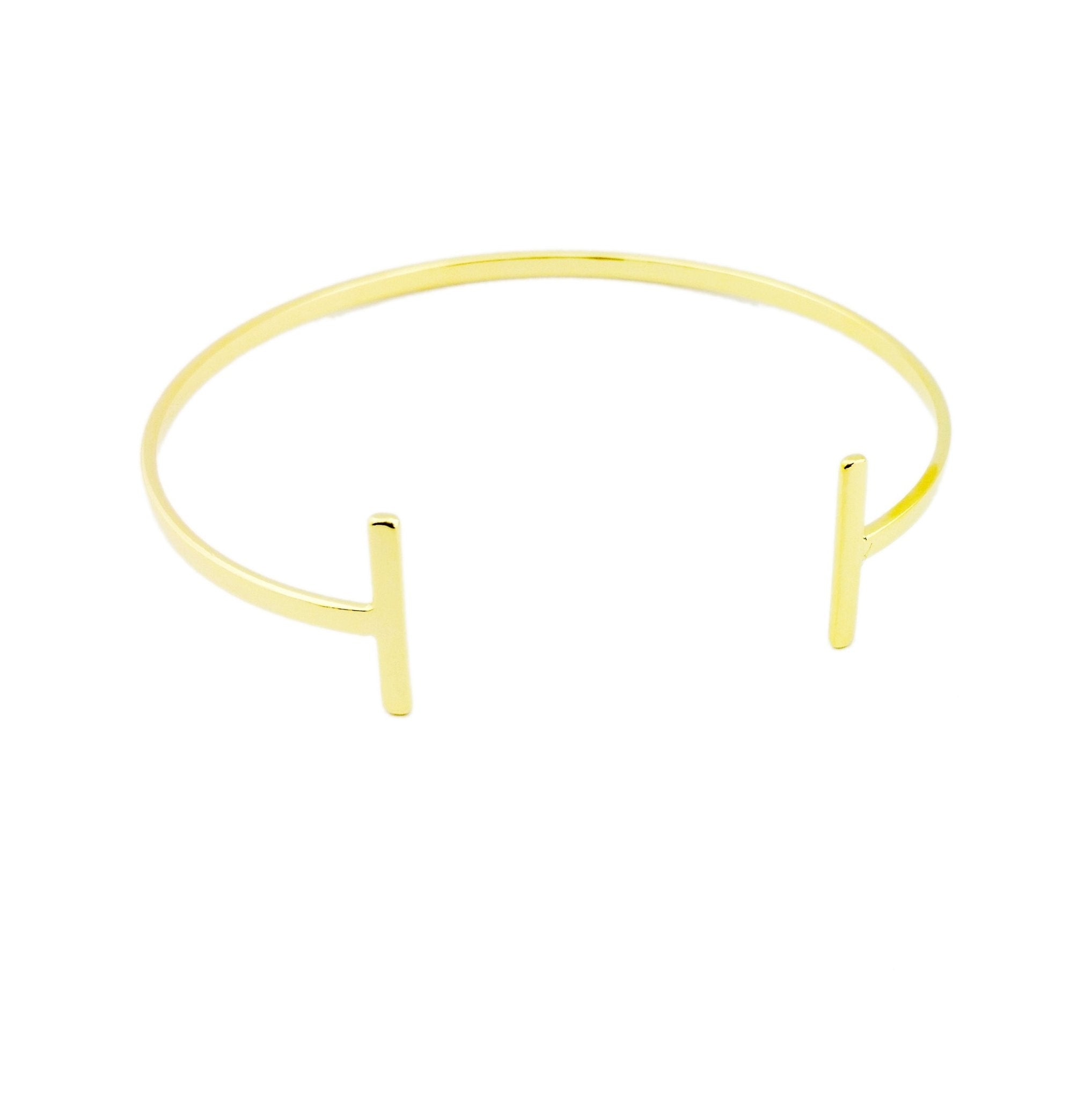 18k GL T cuff - Donna Italiana ®