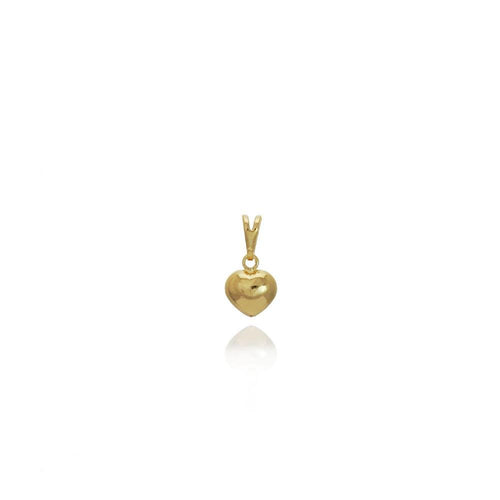 18k GL Tiny Heart Pendant - Donna Italiana ®