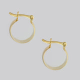 18k GL Versalles Barrel Hoop Polished - Donna Italiana ®
