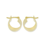 18k GL Versalles Barrel Hoop Polished - Donna Italiana ®