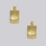 18k GL Versalles Barrel Hoop Polished - Donna Italiana ®