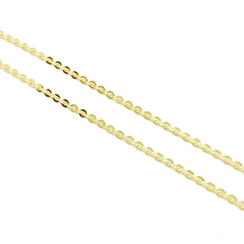 18k Gl Wide Link Chain - Donna Italiana ®