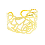 18k GLDelicate Rose Cuff - Donna Italiana ®