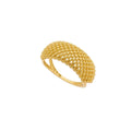 18K Gold Layer Caviar Ring - Donna Italiana ®