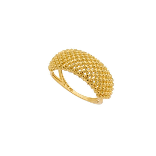 18K Gold Layer Caviar Ring - Donna Italiana ®