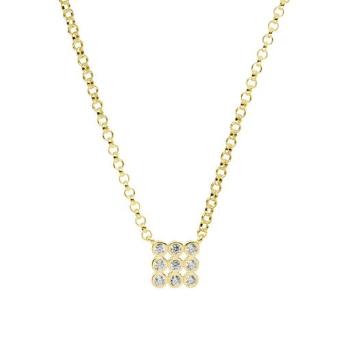 18K Gold Layer Cleo Necklace - Donna Italiana ®