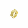 18K Gold Layer Dice ring - Donna Italiana ®