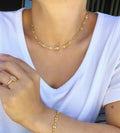 18K Gold Layer Fancy Link Chain - Donna Italiana ®