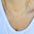 18K Gold Layer Fancy Link Chain - Donna Italiana ®