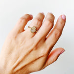 18K Gold Layer Hamsa Ring - Donna Italiana ®