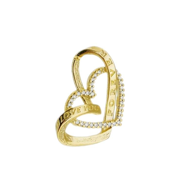 18K Gold Layer I love you forever Necklace - Donna Italiana ®