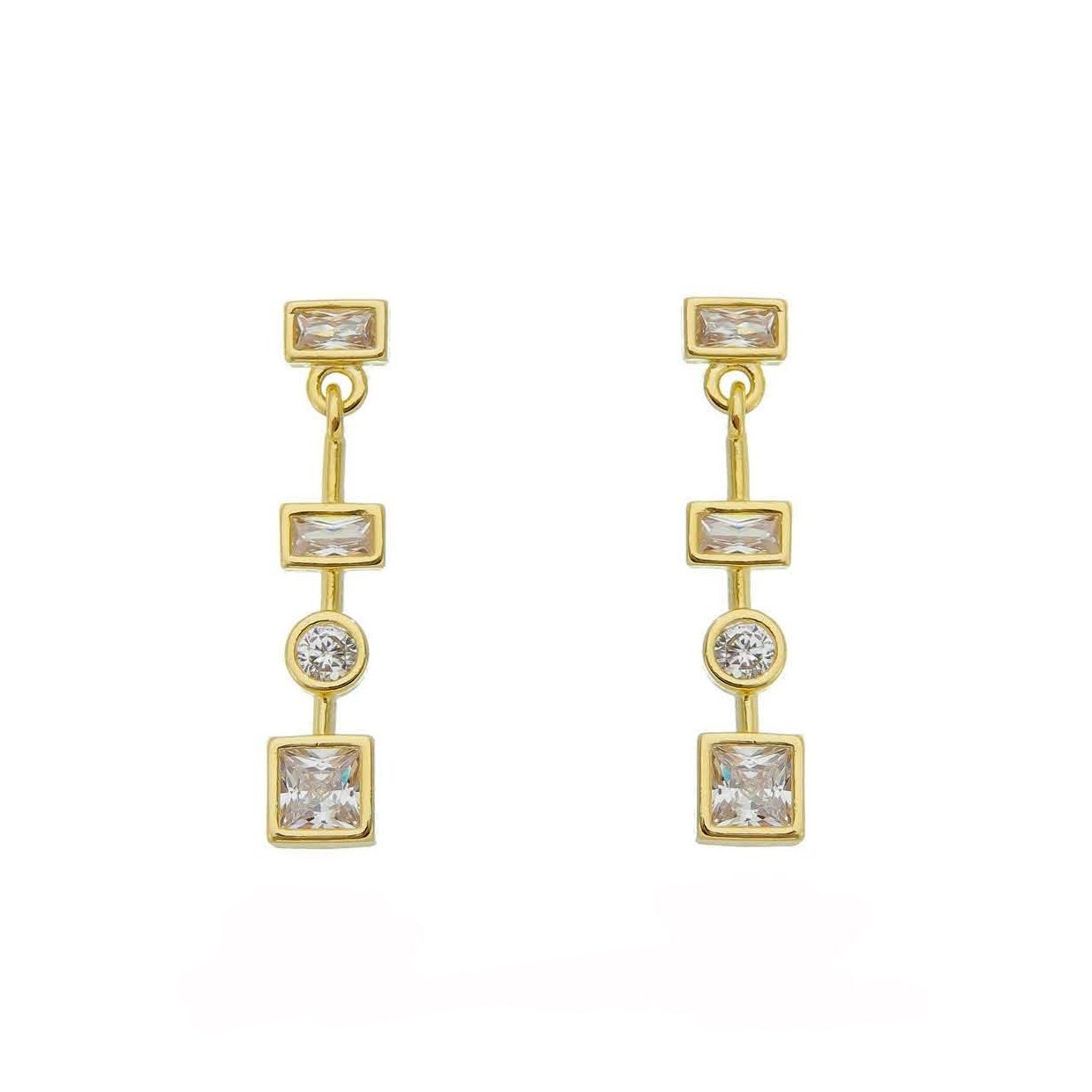 18K Gold Layer Summer Drop Earrings - Donna Italiana ®