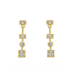 18K Gold Layer Summer Drop Earrings - Donna Italiana ®