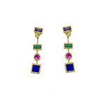 18K Gold Layer Summer Drop Earrings - Donna Italiana ®