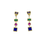 18K Gold Layer Summer Drop Earrings - Donna Italiana ®