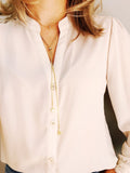 18kGL Ashby Lariat Necklace - Donna Italiana ®